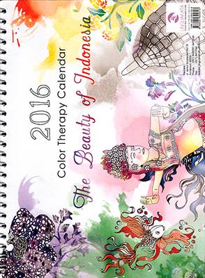 2016 Color Therapy Calender The Beauty Of Indonesia